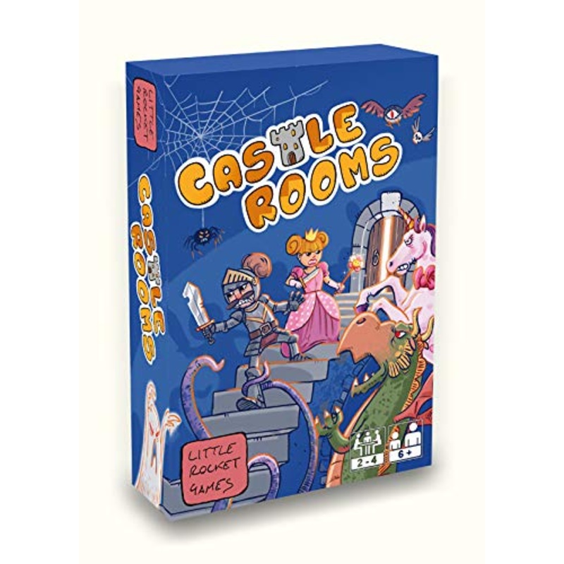 Castle Rooms - Juego de cartas de mesa italiano/ingls