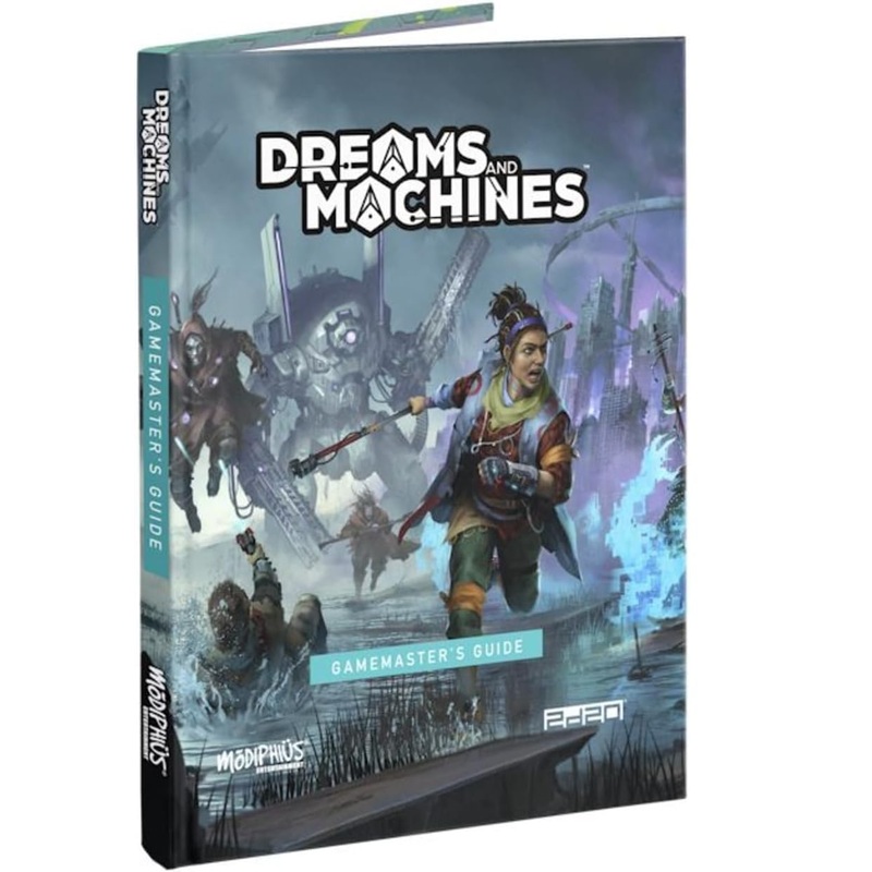 Dreams and Machines: Gamemaster's Guide - Hardcover RPG Book, Roleplaying, GM Evera Prime World Information, Modiphius