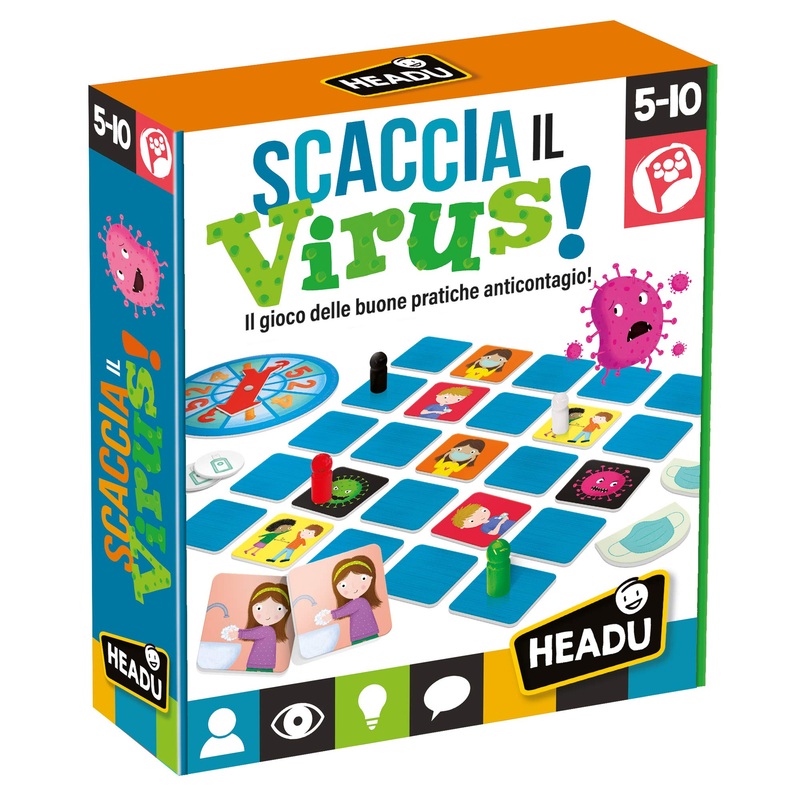 Headu-Scaccia il Ahuyenta al Virus, Color Blanco. (IT23721