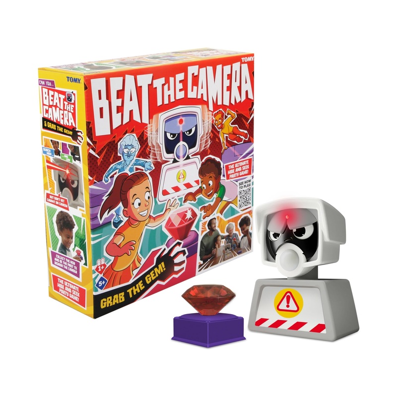 Jeux TOMY Hold up ! - Se faufiler, voler une pierre prcieuse, dsactiver l'alarme - Jeu familial de chasse au trsor - Jeux enfant +3 ans - Cadeaux d'anniversaire et de Nol