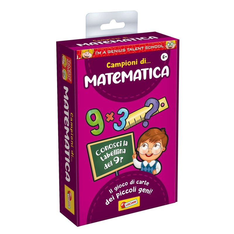 Lisciani Giochi- I'm a Genius Math Champions, Color, 92284