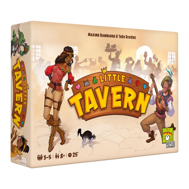 Little Tavern Partyspiel - Seat The Best Customers, Sammeln Sie die meisten Tipps und gewinnen Sie! Strategiespiel fr Kinder und Erwachsene, ab 8 Jahren, 3-5 Spieler, 25 Minuten Spielzeit