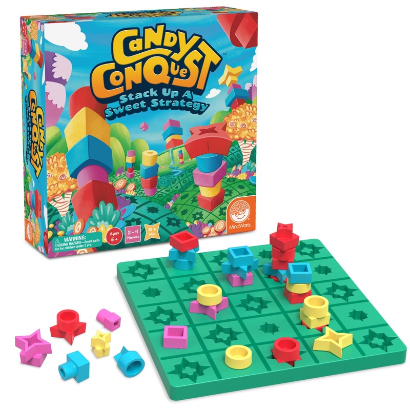 Mindware | Candy Conquest | Family Board Game | Ages 6+ | 2-4 Players | 15+ Minutes Playing Time
