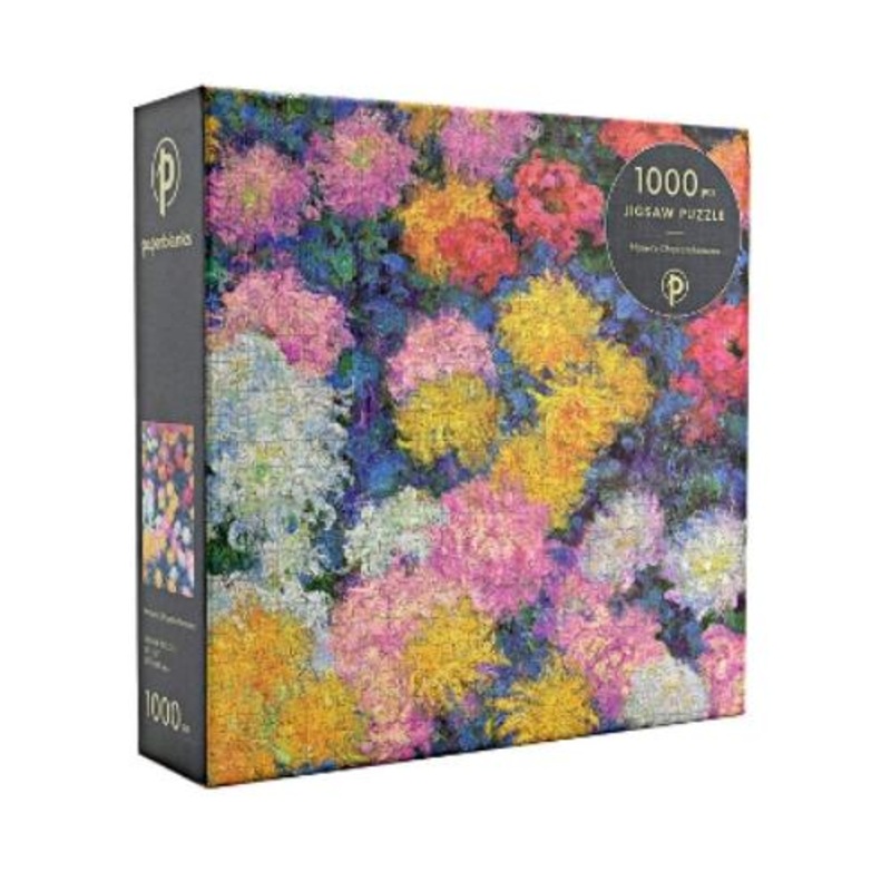 Monets Chrysanthemums 1000 Piece Jigsaw Puzzle