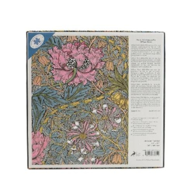Morris Pink Honeysuckle (William Morris) 1000 Piece Jigsaw Puzzle