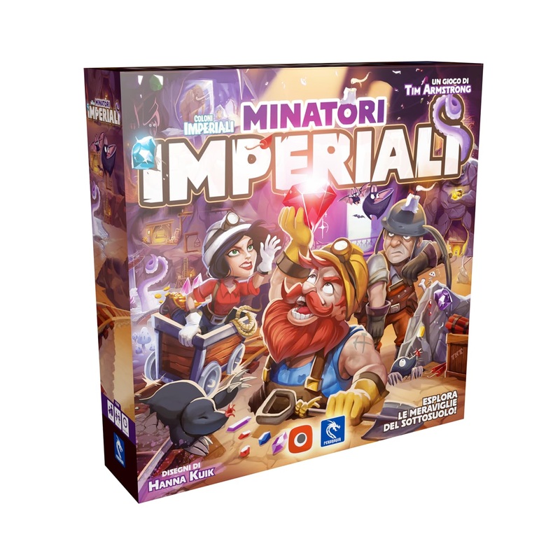 Pendragon - Minatori Imperiali - Edizione italiana - Gioco da tavolo, Et 10+, 1-5 Giocatori