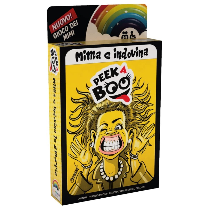 Rainbow Games - Peek a Boo - Mimi Game - Family Board Game - Children from 6 Years - Portable Card Game