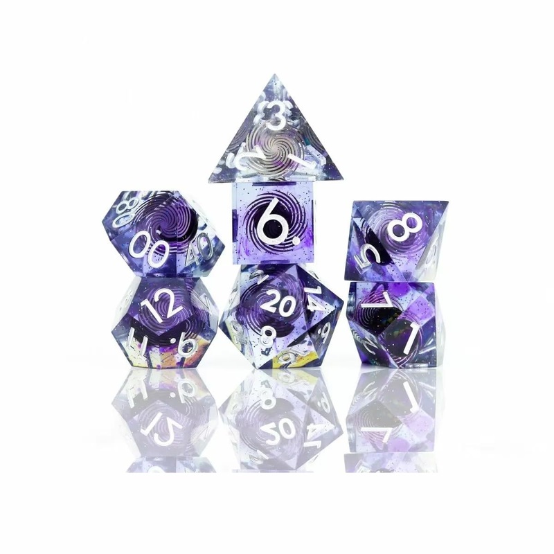 Sirius Dice Poly Set - Sharp Midnight (7