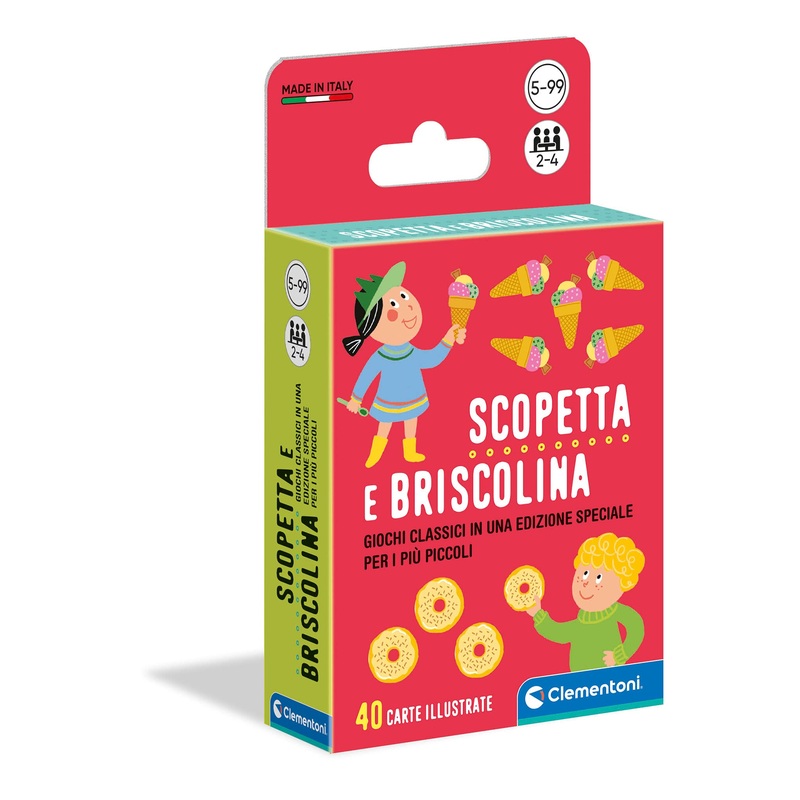 Terminal Clementoni Giochi Di Carte Carte Scopetta E Briscolina Merchandising