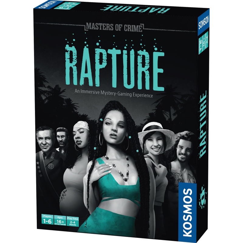 Thames & Kosmos Masters of Crime: Rapture | Murder Mystery Game | Pop Star | Who-Dun-It | Co-op Game | 1+ Players | Ages 16+