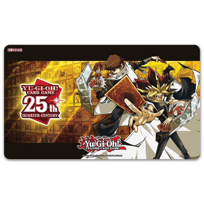 YU-GI-OH!- YGO Yugi & Kaiba Quarter Century Game Mat, Multicolor (261095