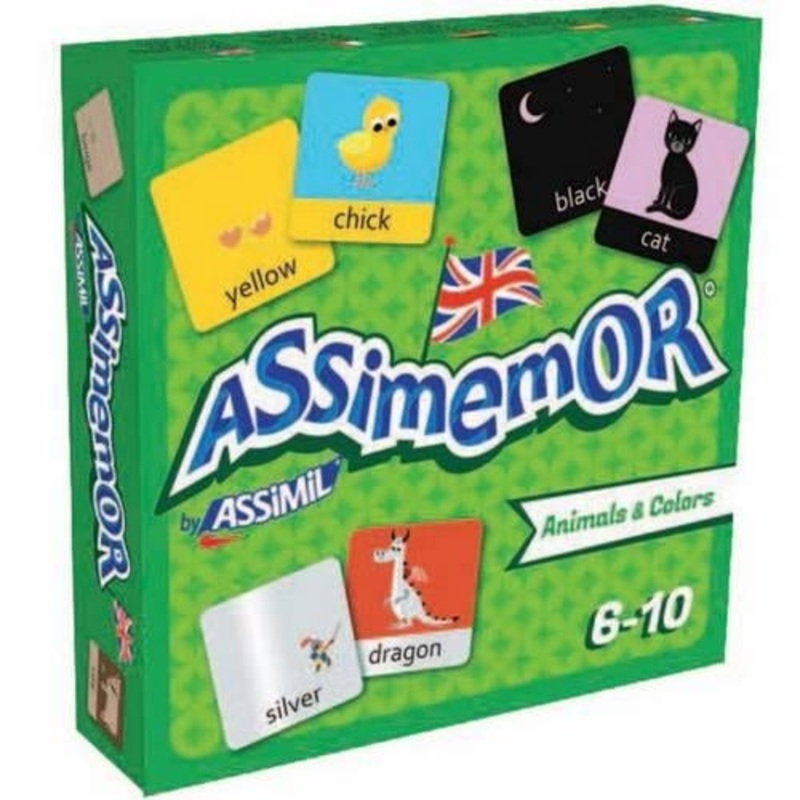 Assimemor animals and colours (coffret jeu de 64 cartes