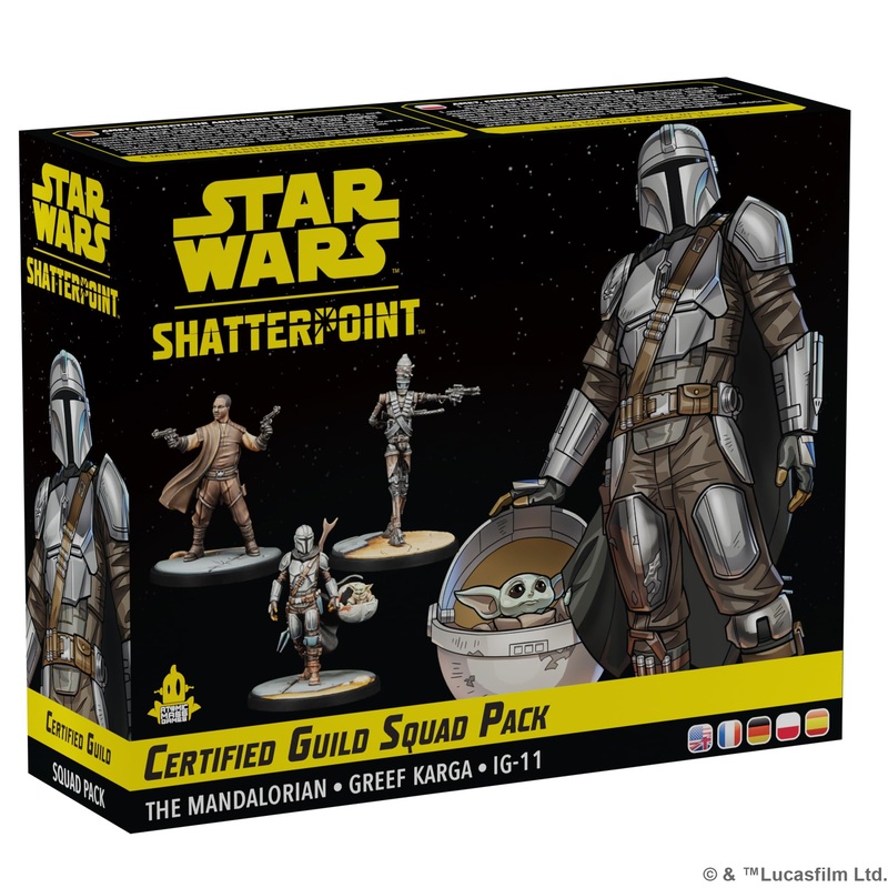 Atomic Mass Games | Star Wars Shatterpoint: Certified Guild | Squad Pack | Juego de Miniaturas | A Partir de 14 Aos | para 2 Jugadores | 90 Minutos por Partida | Multilenguaje (Incluye Espaol