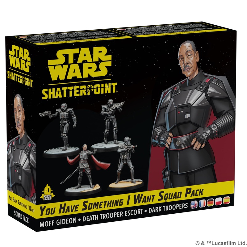 Atomic Mass Games | Star Wars Shatterpoint: You Have Something I Want | Squad Pack | Juego de Miniaturas | A Partir de 14 Aos | Para 2 Jugadores | 90 Min por Partida | Multilenguaje (incluye Espaol