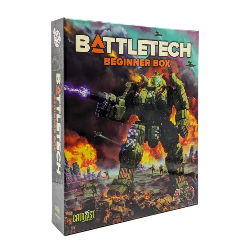 BattleTech Beginner Box 40th Anniversary by Catalyst Game Labs, Strategy Board Game, for 2 Players and Ages 14+
