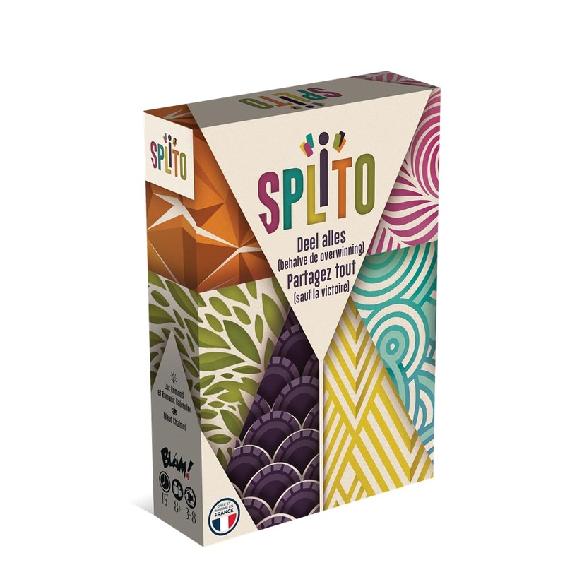 BLACK ROCK GAMES - Splito NL - Wees in dit spel de slimste om als enige te winnen - 8+ - FR/NL