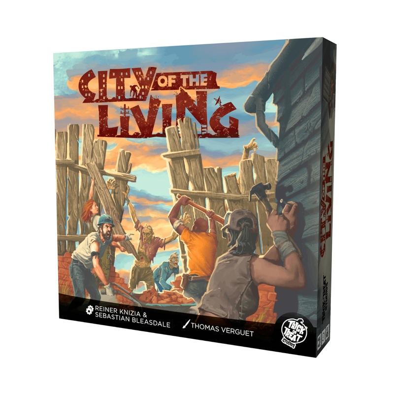 City of The Living by Trick Or Treat Studios, Strategy Board Game, for 2 to 4 Players and Ages 14+