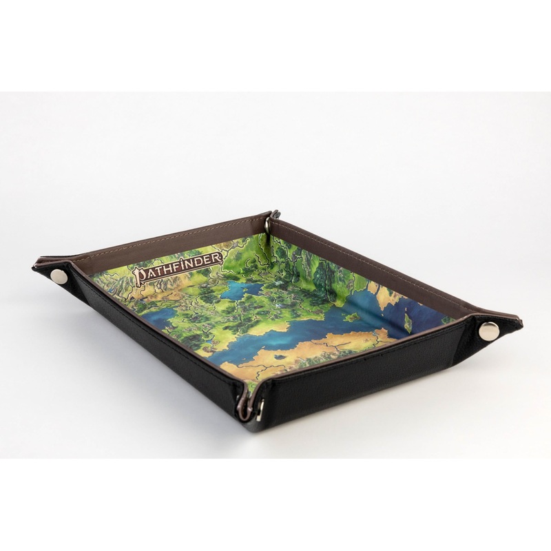 FanRoll by Metallic Dice Games Officially Licensed Pathfinder Map Dice Tray