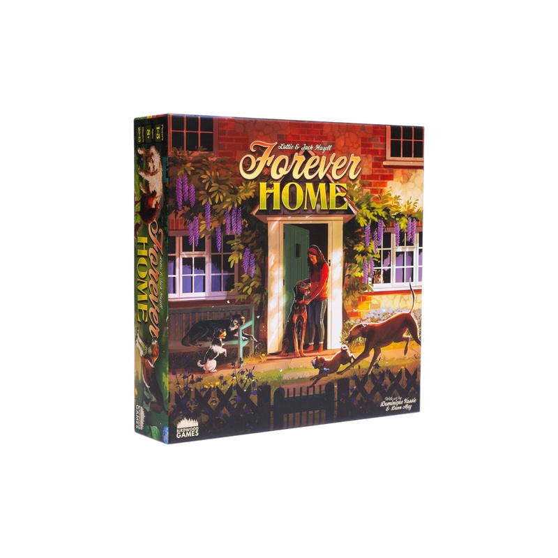 Forever Home Strategy Board Game by Birdwood Games, for Family Night, Perfect for Dog Lovers, Kids & Adults, for 1-5 Players, Ages 10+