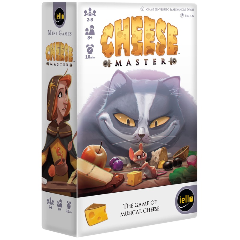 Iello | Cheese Master | Card Game | Ages 8+ | 2-8 Players | 10 Minutes Playing Time