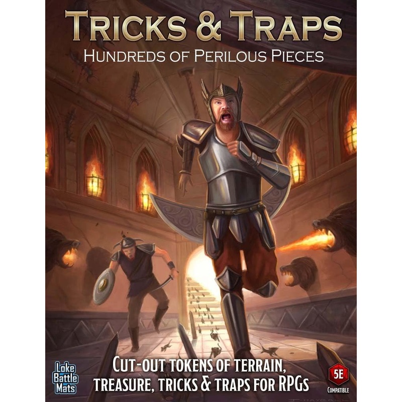 JLB007 Box of Tricks & Traps Cut Out Tokens