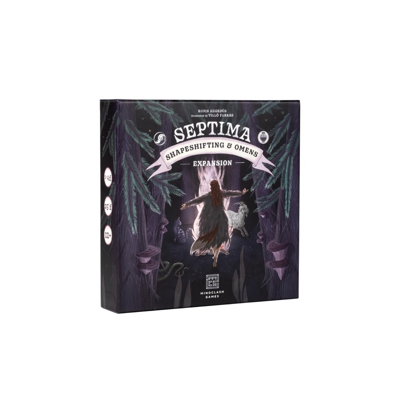 Mindclash Games Septima - Shapeshifting & Omens Expansion | Transform into Animal Forms & Face Omens | New Cards, Animal Tiles & Modular Gameplay