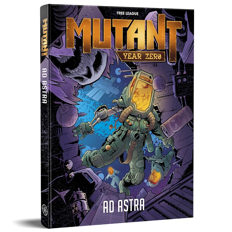 Mutant: Year Zero - Ad Astra - Hardback RPG Book, Thrilling Campaign Module, Space Roleplaying Adventure