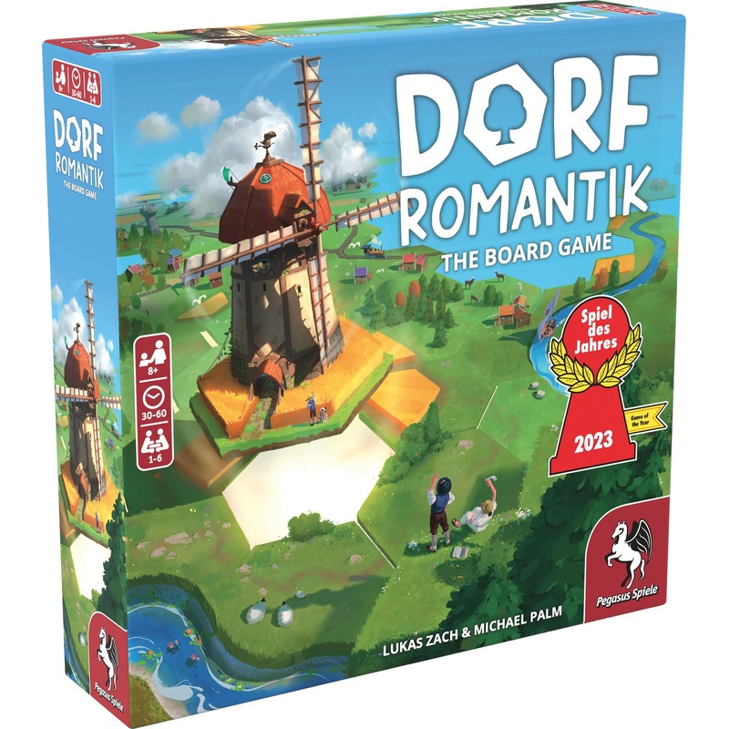 Pegasus Spiele 51240E Dorfomantik - The Board Game Board Games (English Version), 1-6 Players, Multicoloured