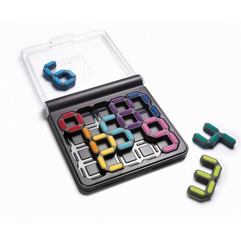 smart games - IQ Digits, Puzzle Game with 120 Challenges, 7+ Years & Smart Games - IQ Fit, Puzzle Game with 120 Challenges, 6+ Years