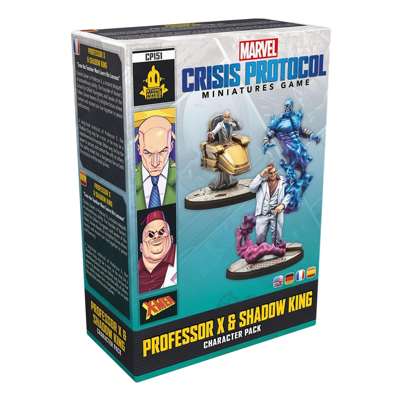 Atomic Mass Games | Marvel Crisis Protocol: Professor X & Shadow King | Expansin de Miniaturas | A Partir de 14 Aos | para 2 Jugadores | 90 Minutos por Partida | Multilenguaje (Incluye Espaol