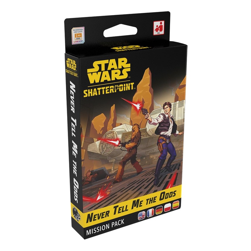 Atomic Mass Games | Never Tell Me The Odds | Mission Pack | Juego de Miniaturas | A Partir de 14 Aos | para 2 Jugadores | 90 Minutos por Partida | Multilenguaje (Incluye Espaol