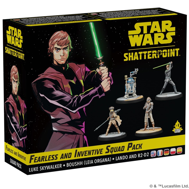 Atomic Mass Games | Star Wars Shatterpoint: Fearless and Inventive Squad Pack | Pack de Escuadra | A Partir de 14 aos | para 2 Jugadores | 90 Minutos por Partida | Multilenguaje (Incluye Espaol