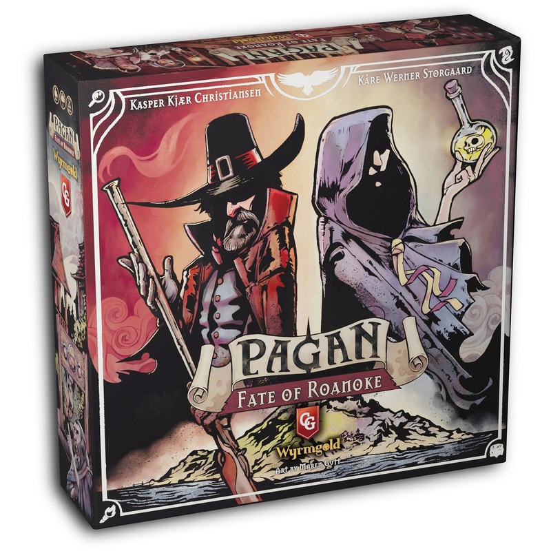 Capstone Games Pagan: The Fate of Roanoke - Dueling Witch & Hunter Asymmetrical Deduction Card Game Filled with Intrigue & Mystery, 2 Players, 60 Mins