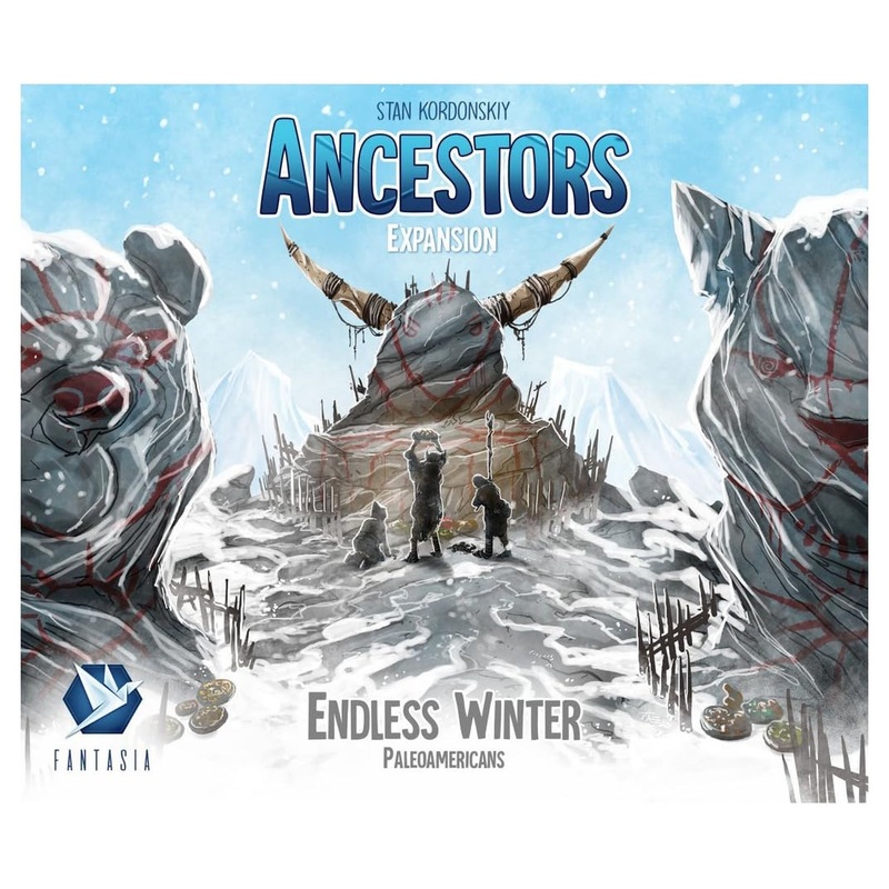 Endless Winter Paleoamericans Ancestors Board Game Expansion | Prehistoric Strategy Game for Adults and Kids | Ages 12+ | 1-4 Players | Average Playtime 60-90 Minutes | Made by Fantasia Games