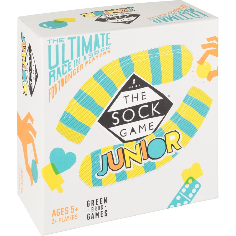 Green Brothers Games | The Sock Game Junior | Family Game | Ages 5+ | 2+ Players | 15+ Minutes Playing Time
