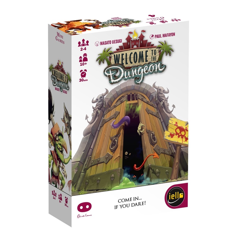 Iello , Welcome to the Dungeon , Board Game , Ages 10+ , 2 to 4 Players , 30 mins Minutes Playing Time, Multicolor, 14.99 x 9.91 x 3.81 cm