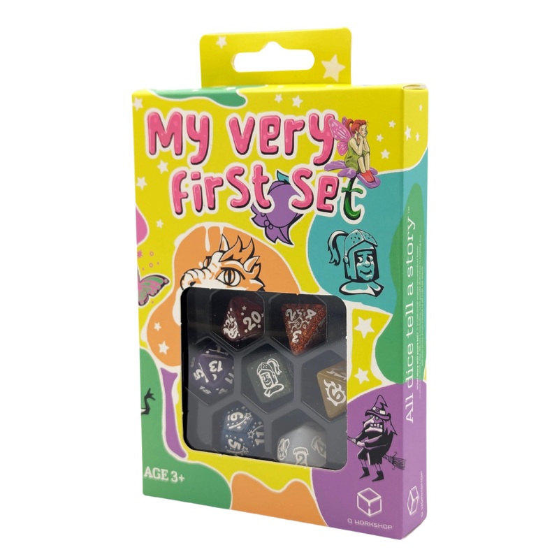 My Very First Set: Fairy Dust by Q-Workshop, Dice Board Game Accessory, for 1+ Players and Ages 14+