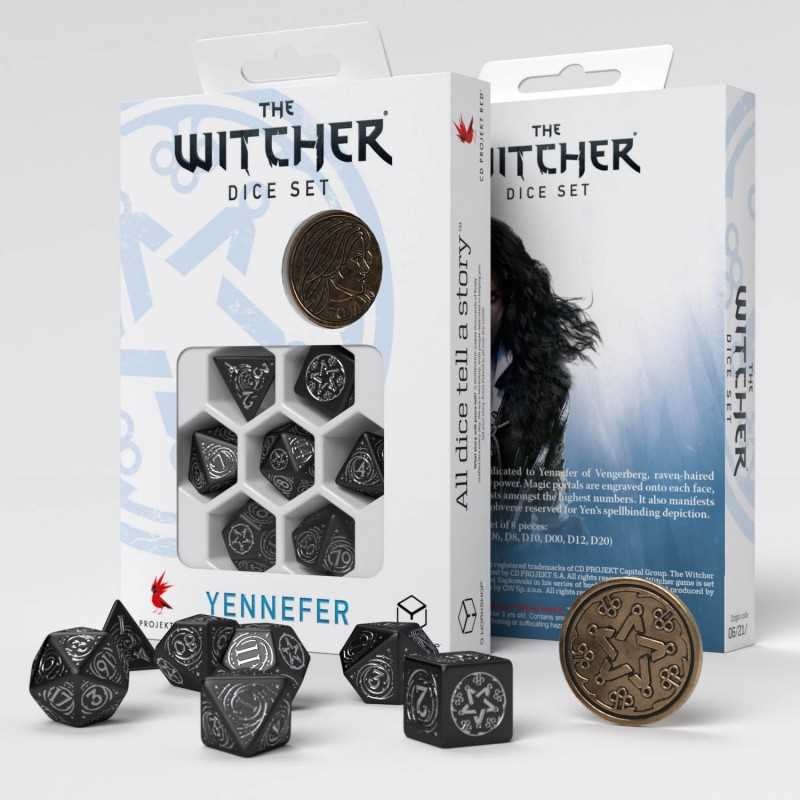 Q-Workshop WYE37 - The Witcher Dice Set: Yennefer - The Obsidian Star (7