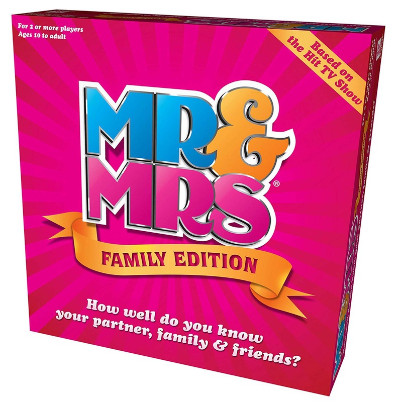 Rascals, Mr & Mrs Family Edition, Party Board Game, Ages 10+, 2+ Players, 30 Minutes Playing Time
