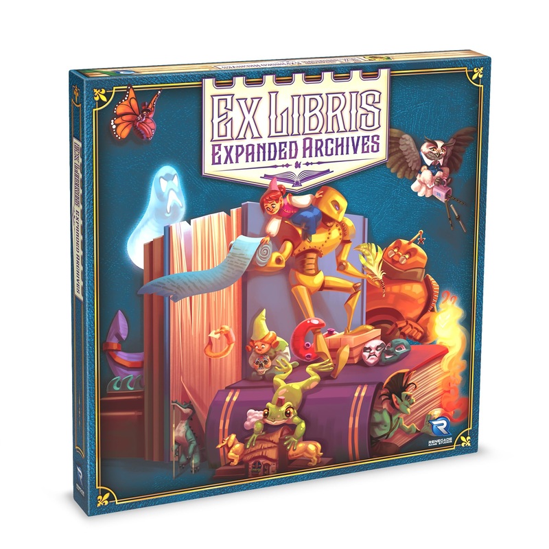 Renegade Game Studios | Expanded Archives: Ex Libris Expansion | Board Game | Ages 14+ | 1-4 Players | 45 Minutes Playing Time