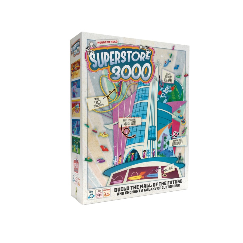 SPACE Cowboys | Superstore 3000 | Board Game | Ages 10+ | 2-4 Players | 30-45 Minutes Playing Time