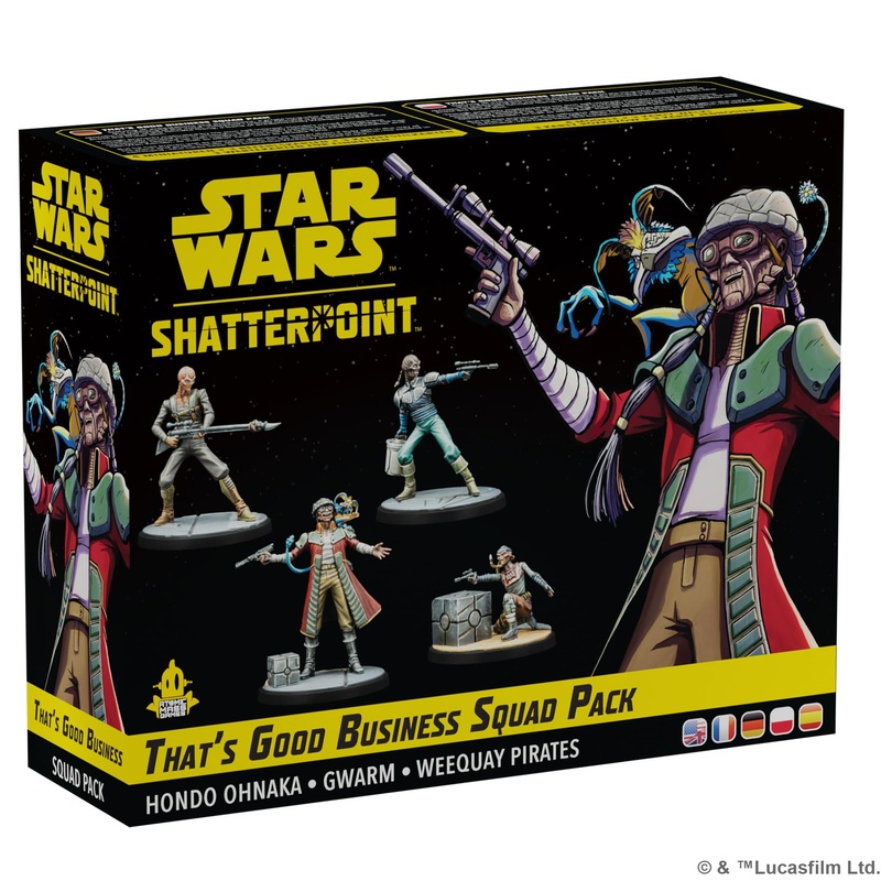 Atomic Mass Games | Star Wars Shatterpoint: Thats Good Business | Pack de Escuadra | Juego de Estrategia | A Partir de 14 Aos | 2 Jugadores | 90 Min. por Partida | Multilenguaje (Incluye Espaol