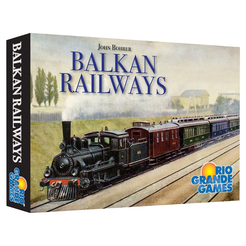 Balkan Railways - Rio Grande Games, Train Board Game, Wealth Building Stategy, Ages 14+, 3-5 Players, 45-90 Min