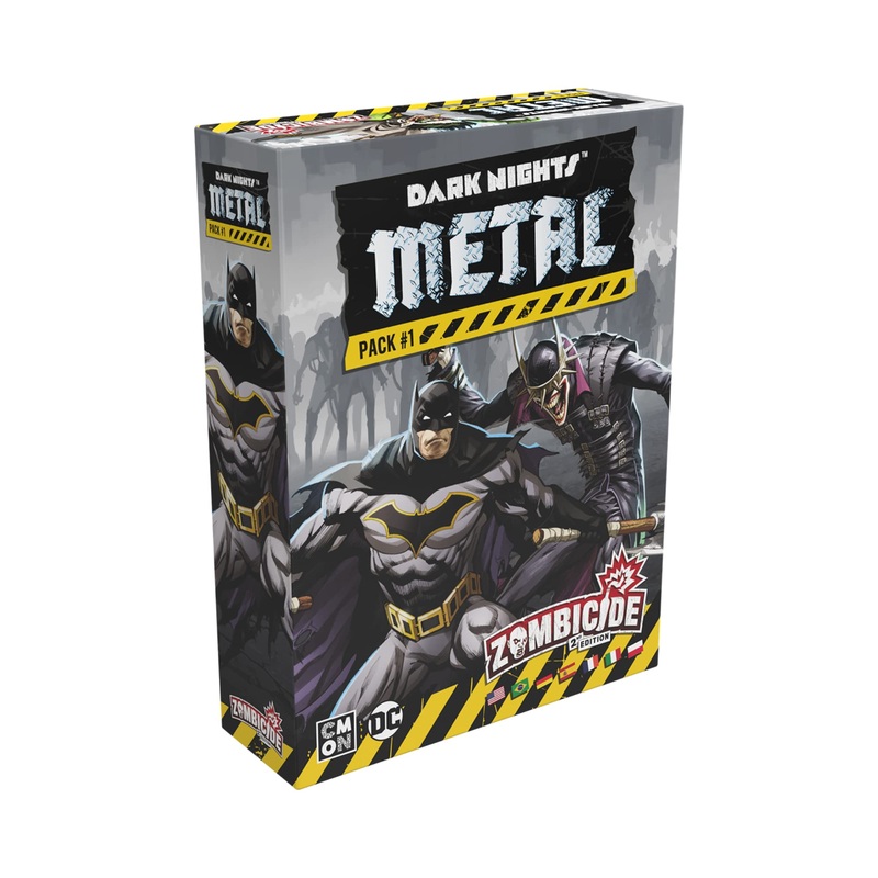 CMON - Zombicide - Dark Nights Metal Pack #1 - Juego de Miniaturas en Multilenguaje (Incluye Espaol