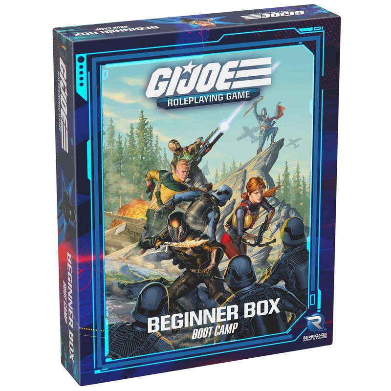 G.I. Joe Roleplaying Game Beginner Box for 2-6 Players - Ages 14+ Dice GM Screen and Adventures Included!