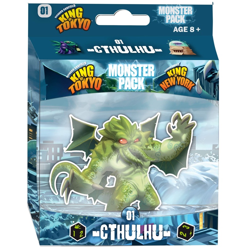 IELLO | King of Tokyo: Cthulhu Monster Pack | Board Game | Ages 8+ | 2 to 6 Players | 30 mins Minutes Playing Time