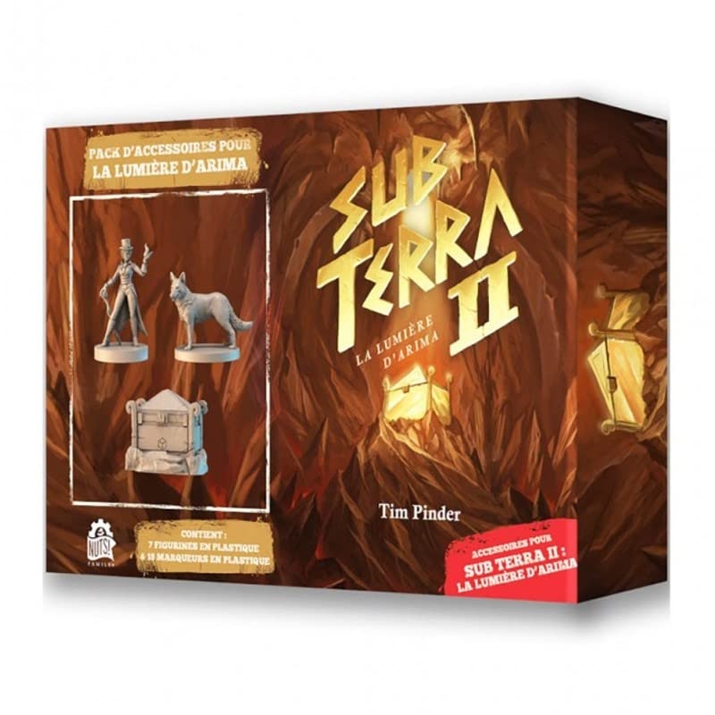Inside The Box | Sub Terra II: Arima's Light Upgrades | Board Game | Ages 14+ | 1-6 Players | 60 Minutes Playing Time
