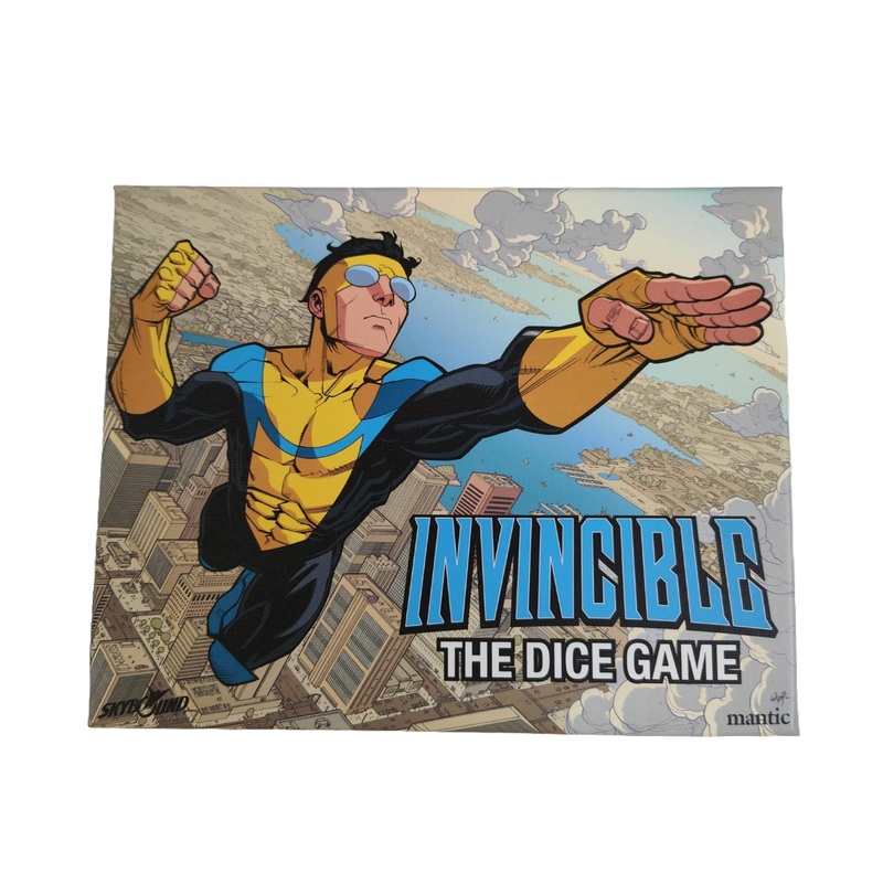 Mantic Games: Invincible: The Dice Game - Fast Paced Push Your Luck Dice Rolling Game, Comic Book Card & Dice Battle Game, Ages 10+, 2+ Players