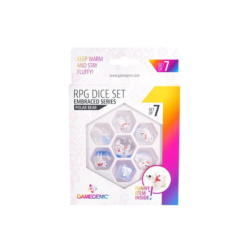 Polar Bear Role Dice Set (7pcs