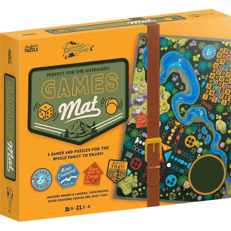 Professor Puzzle | Games Mat | Board Game | Ages 6+ | 2-4 Players